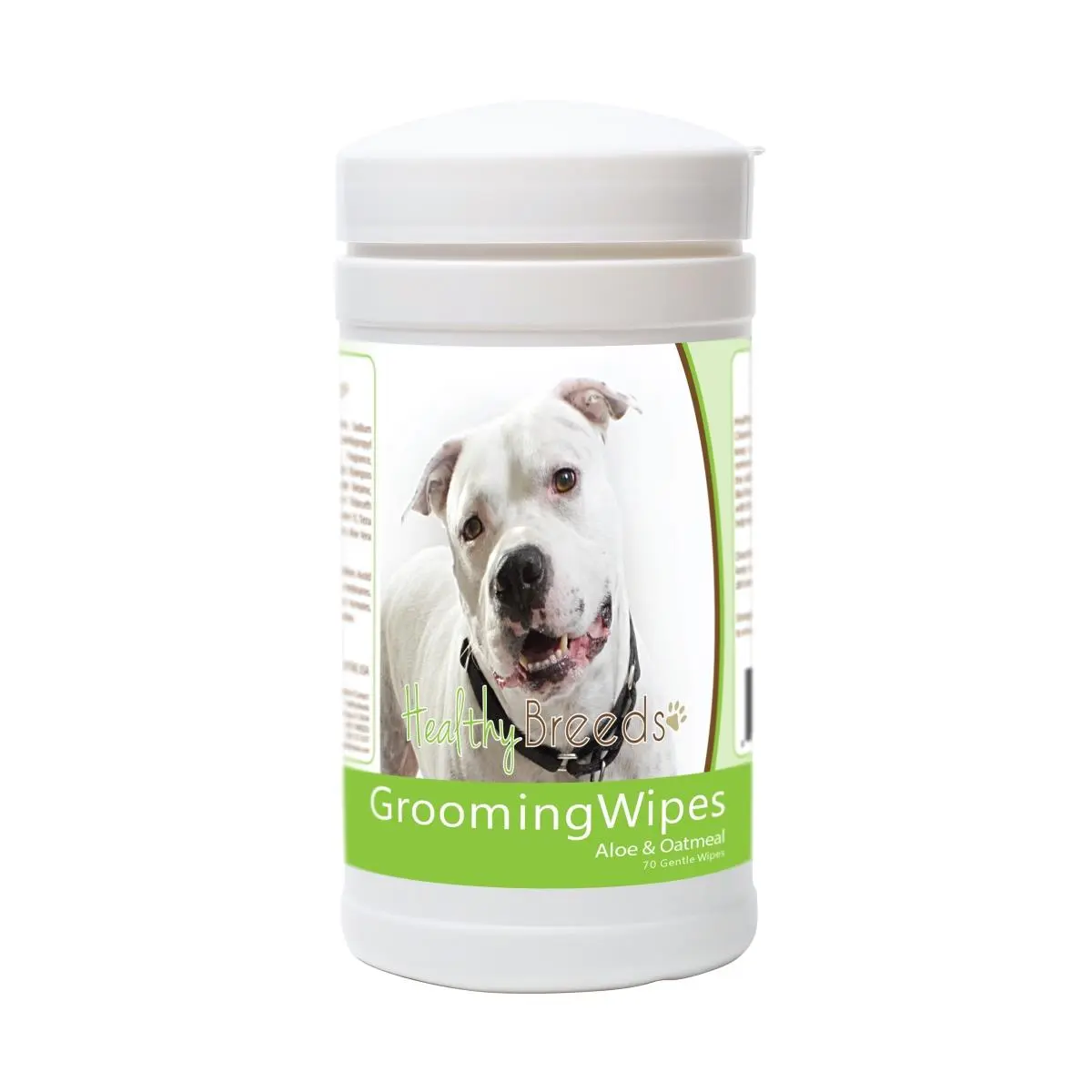 Healthy Breeds 840235180395 Pit Bull Grooming Wipes - 70 Count