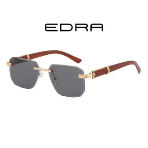 Slim Luxury Style Sunglasses, Designer look, 100% UV Protection, Rimless Frame, Adjustable for most Face Shapes