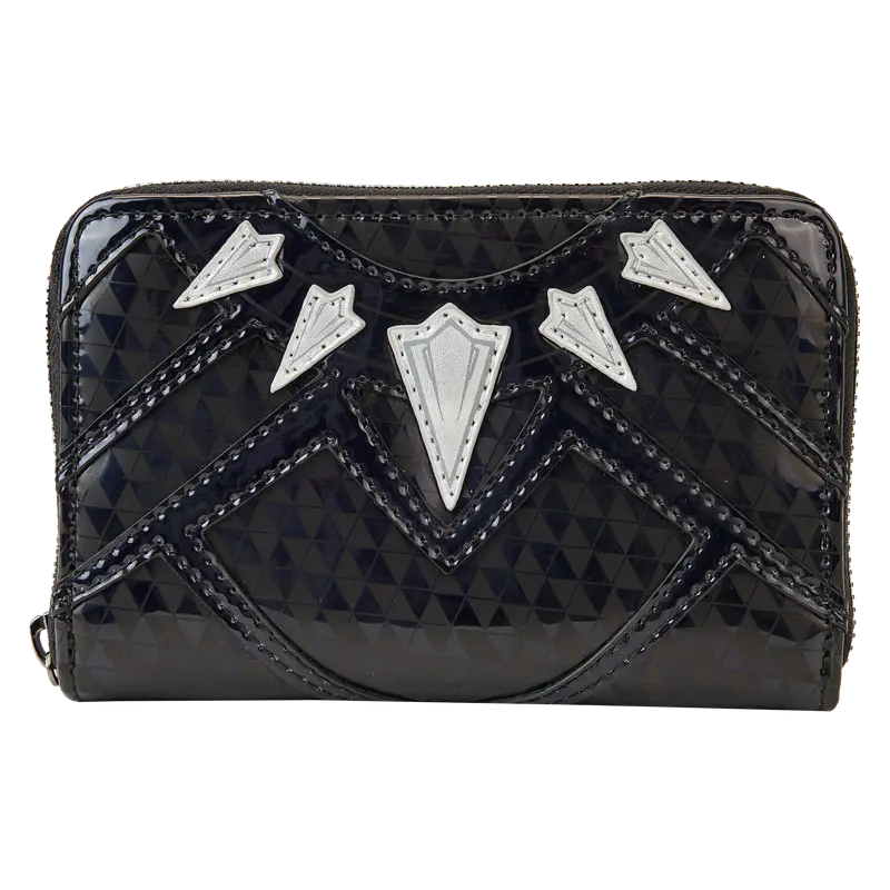 Marvel Metallic Black Panther Cosplay Zip Around Wallet