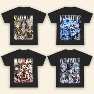 Twisted Wonderland Game Character T-shirt Sweatshirt Hoodie Gift For Fan Fabric Top