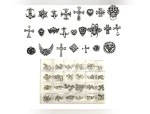 Vintage Metal Chrome Charms