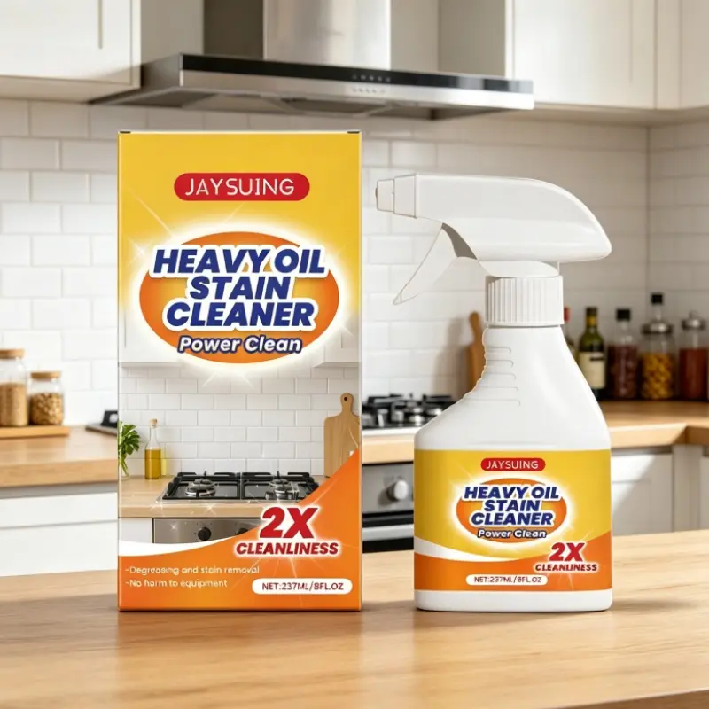 Heavy Duty Kitchen Spray Cleaner & Degreaser Lemon Scented for Stove Oven Hood Sink Grease Cleaning for Household Home