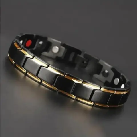 Magnetic Bracelet Energy Bracelets Stainless Steel Men's Bracelets For Jewelry Gift With Adjustable Sizing Tool