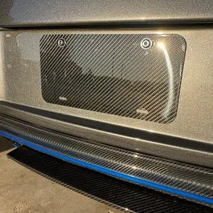 The Original Carbon Fiber License Plate - Genuine 100% Carbon Fiber Display Plate for Show Cars & Display Setups