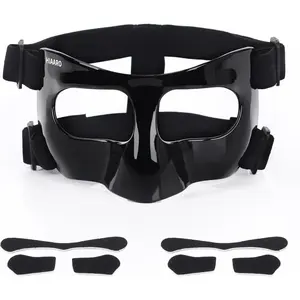 Nose Guard for Broken Nose, Face Shield Masks for Soccer, Basketball, and Other Sports, Adjustable for Kids, Teenagers, and Adults, Suitable for Men and Women