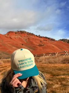 "WHATEVER LASSOS YOUR LIGHTENING"