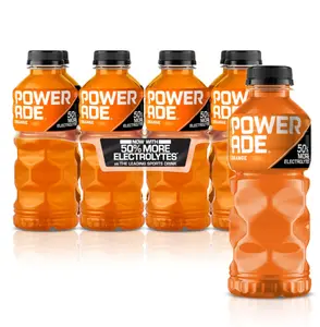 POWERADE Sports Drink Orange, 20 Ounce (Pack of 8)