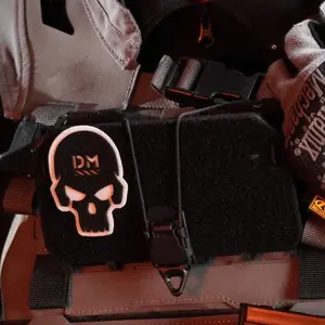 Dmgear Phone Chest Pack 2.0, Universal Phone Mount Board, Molle Phone Bag Upgrade, Wargame Tactical Side Pocket, Versatile and Durable Design, Airsoft,Equipment,
