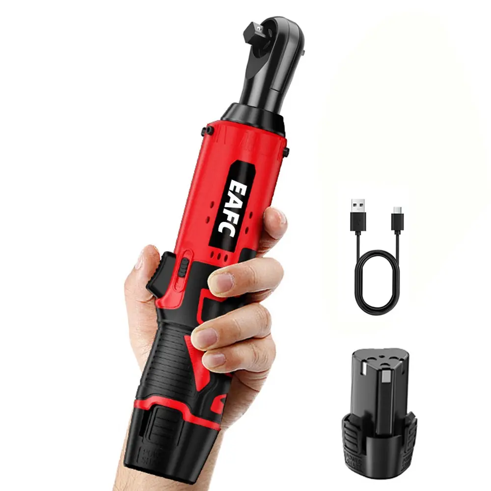 Electric right angle wrench, ratchet wrench, screw and nut removal auto repair tools, power tools, impact wrench cordless power tool set, torque wrench, hardware, Cordless torque wrenches, High Torque Impact