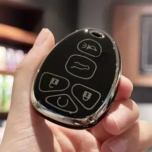 Key Fob Cover for GMC Acadia 2007-2016 Yukon XL/Chevy Suburban Tahoe Traverse/Cadillac Escalade SRX/Buick Enclave