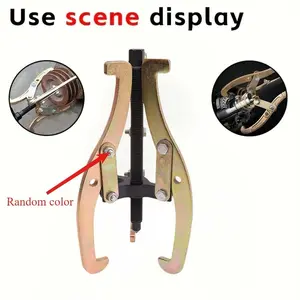 Single Set Three Claw Multi-Functional Universal Bearing Puller Removal Tool Triangle Grabber Manual Tool for Easy Disassembly Wheel Bearing Tool