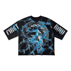 Greek Face Tee (Blue Face Print)