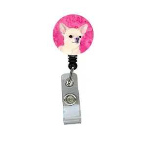 212 MAIN Animal Theme Round Retractable Badge Reel - Belt Clip-On ID Holder, Office Identification Accessory, Office Stationery Supply, Round Shape