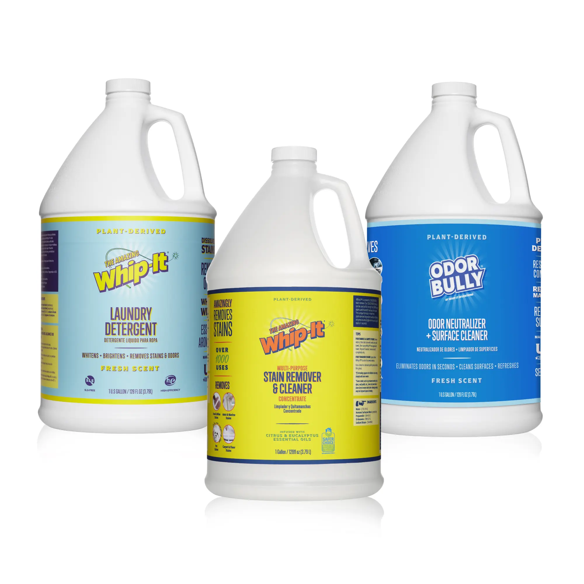 Whip-it 3 Gallon Clean Home, Laundry and Odor Neutralizer Kit