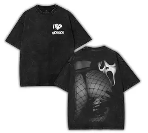 Vintage Mister Killer Sir Ghost Face Booty TShirt, Scream Movie Graphic Tee, Horror Film Graphic Tee, Halloween Movie, Scary Shirt, Thriller Movie