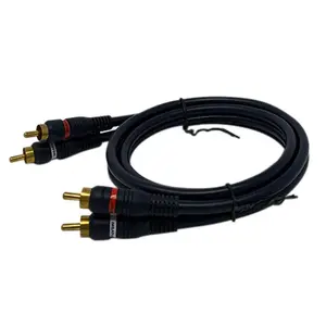 feet 2RCA Male 2RCA Male Home Theater Audio Cable (3 Feet, Black)