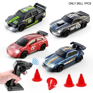 Mini Desktop Remote Control Race Car, Rc Cars, Dual Mode APP/remote, Adjustable Speed, Lights, Gift for Boys and Girls Aged 6+, Birthday and Christmas