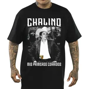 Chalinooo Sánchez Vintage Graphic Tee, Corridos Legend Streetwear, El Gallo de Sinaloa Shirt, Retro Mexican Music Top, Unisex Firme Fit