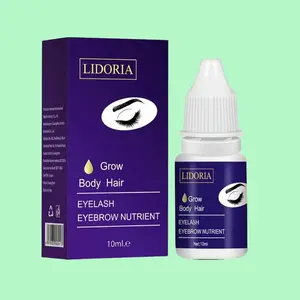 LIDORIA Eyelash Enhancing Liquid - Transparent, Long-Lasting, Fine-Lash, Repairing Formula - Thick and Natural Lash Base