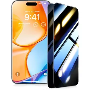 TOP 9H+  Glass for  14 Pro Max  Screen Protector [Invisible  Armor] Screen Protector 14 Pro Max Tempered [Full Coverage & Longest Durable] 14 ProMax, 2 Packs