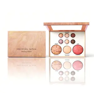 Best of the Best Baked Starter Kit can make eyeshadow matte palette   highlighter cool toned powder vintage makeup shimmer sparkle bronzer blindness yera long lasting contour