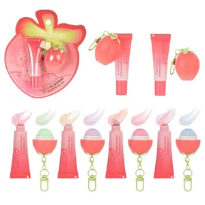 Bálsamo y Aceite Labial Strawberry Time Kevin & Coco - Venta al por Mayor Display 12 Unidades (KC1370)