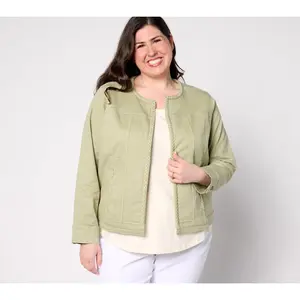 Destination 365 Denim Jacket with Braided Trim -Color
