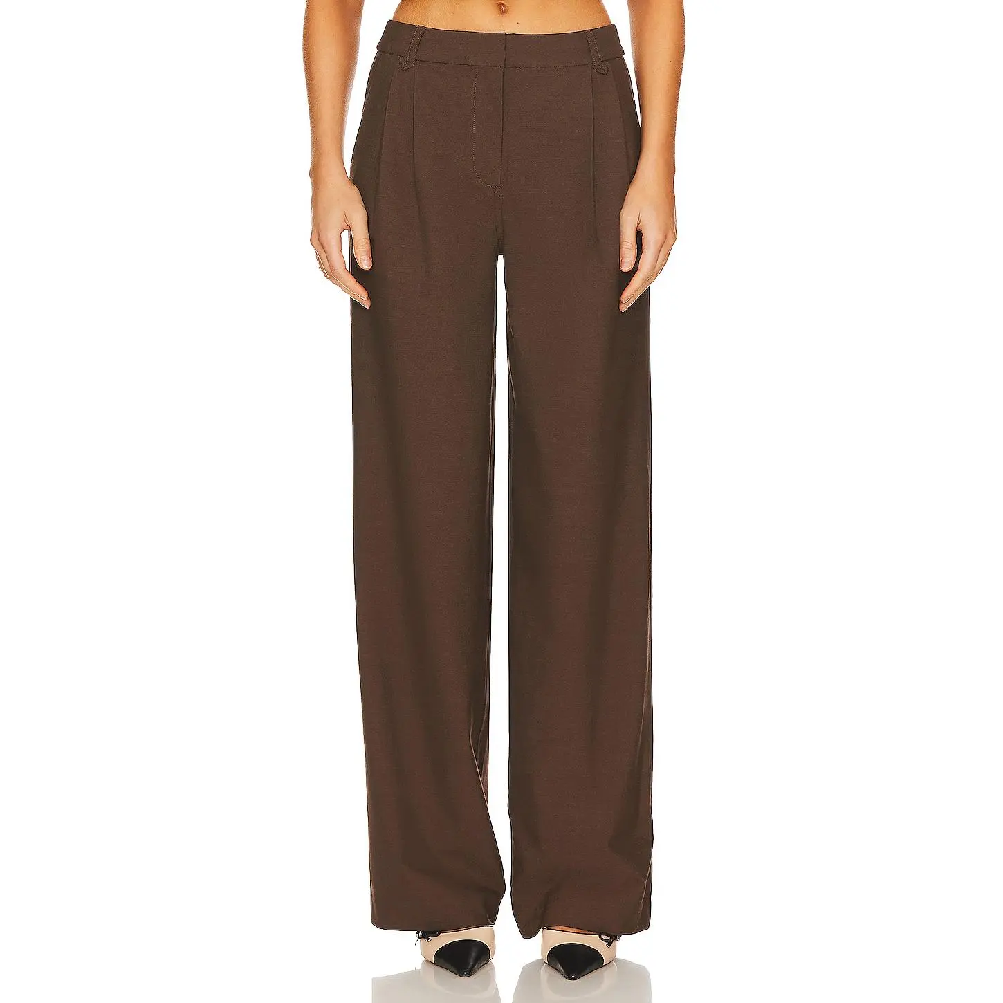 Camila Coelho Xenia Pant in Brown