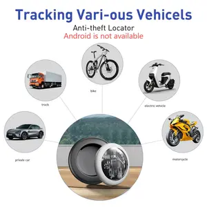 1PC Vehicle Locator with Magnetic Protective Case, Car Bike Backpack Luggage Tracker, Apple Find My APP Compatible, Rechargeable Battery