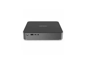 Lenovo IdeaCentre Mini 01Q8X10 Desktop Computer - Qualcomm Snapdragon X X1-26-100 - 32 GB - 512 GB PCI Express NVMe 4.0 x4 SSD - Windows 11 Home - Qualcomm Adreno GPU  - Wi-Fi 7 - 150W - 91B6001PUT
