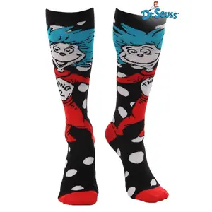 Thing 1 and Thing 2 Knee High Costume Socks