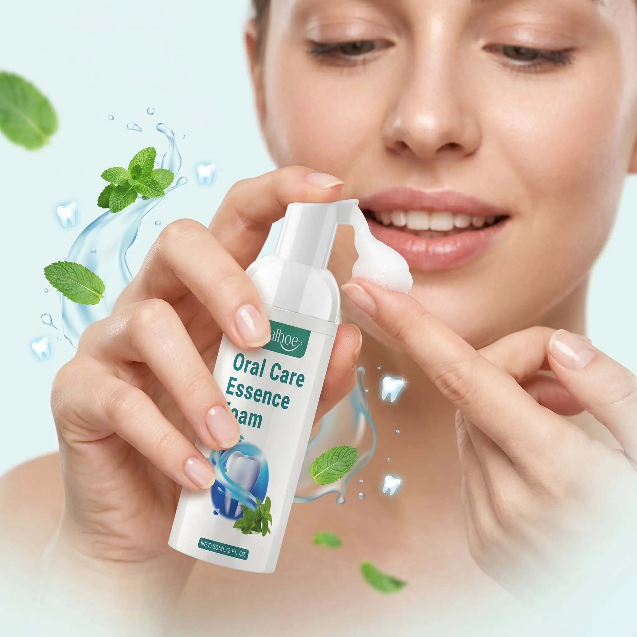 Oral Whitening Tooth Mousse, Clean Teeth Stains, Fresh Breath Foam Mousse, Brighten Teeth, Refreshing Oral Care, Dental Hygiene Product