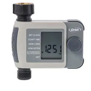 Orbit 7203961 Programmable 1-Sprinkler Timer, Green - 1 Dial, Digital Display, Automatic Rain Delay, Durable Construction, Batteries-Operated