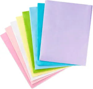 Tissue Paper Pastel Rainbow, 120 Sheets for Easter, Spring Gift Wrap, Crafts, DIY Paper Flowers,