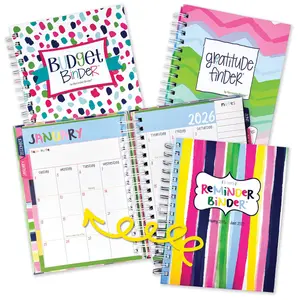 NEW! 2026 Goal Getter Bundle | Reminder Binder Planner, Gratitude Finder Journal & Budget Binder | Office Stationery Supplies