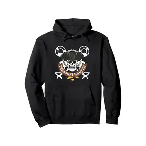 Treasure Hunter Pirate - Metal Detector Gold Coin Bra Sweatshirt