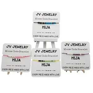 Hija Morse Code Bracelet, Gifts for Her, Mother's Day