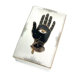 Ceramic Trinket Box - Snake Charmer