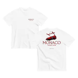 Monaco Yacht Club Shirt – Luxury Sailing Graphic Tee, Monte Carlo Coastal Fashion, Men’s Tops