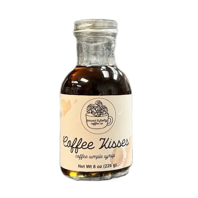 Brewed & Frothy Kentucky Proud Coffee Flavored Syrup for your cocktails, teas, pancakes, ice cream and more
