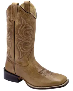Old West Women's Women'S Cactus Western Boot Broad Square Toe - 18169