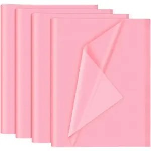 120 Sheets Hot  Wrapping Tissue Paper - 14 x 20 Inches, Bulk Pack for  Bags, Wedding,  Shower, Valentine's Day Decor