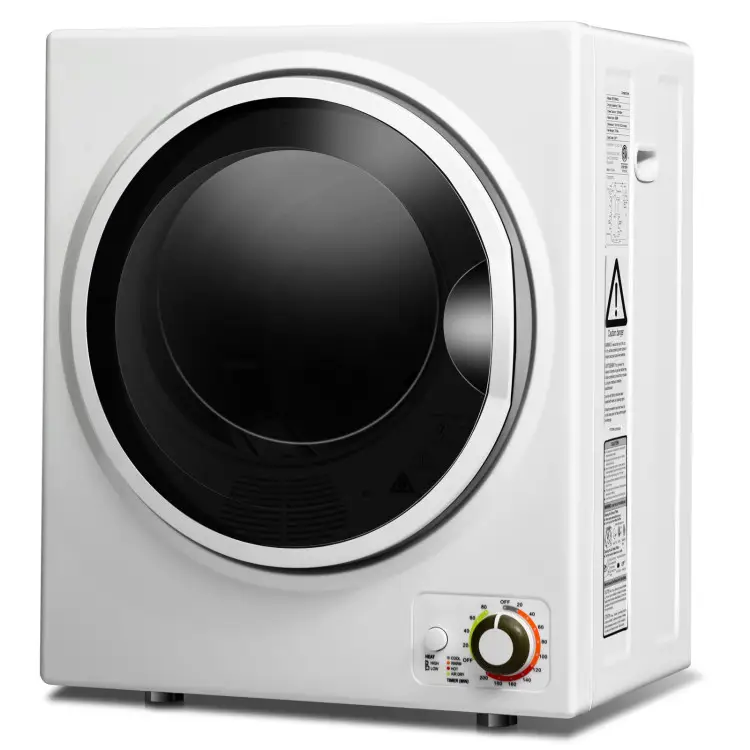 Costway 1.5 Cu .ft Clothes Dryer with Stainless Steel Tub