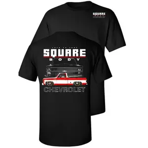 Chevy Square Body T-Shirt Classic 1973-1987 Pickup Truck Graphic Tee OBS Chevrolet Lovers Gift Retro Muscle Menswear 100% Cotton Unisex Soft Comfy Embroidered Top - Sweatshirt, Streetwear Casual Crew Neck Fabric