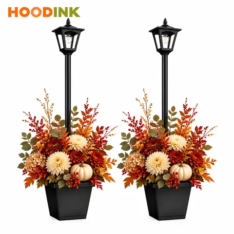 65" Solar Lamp Post Light with Planter, Glass 60 Lumens Solar Garden Lights Outdoor Waterproof Solar Pole Lights Patio Decor, Warm White,dorm essentials,home decor,home essentials,camping essentials with extra light bulb