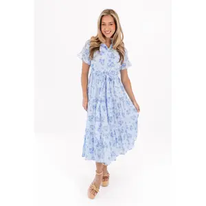 The Nicole Button Up Midi Dress