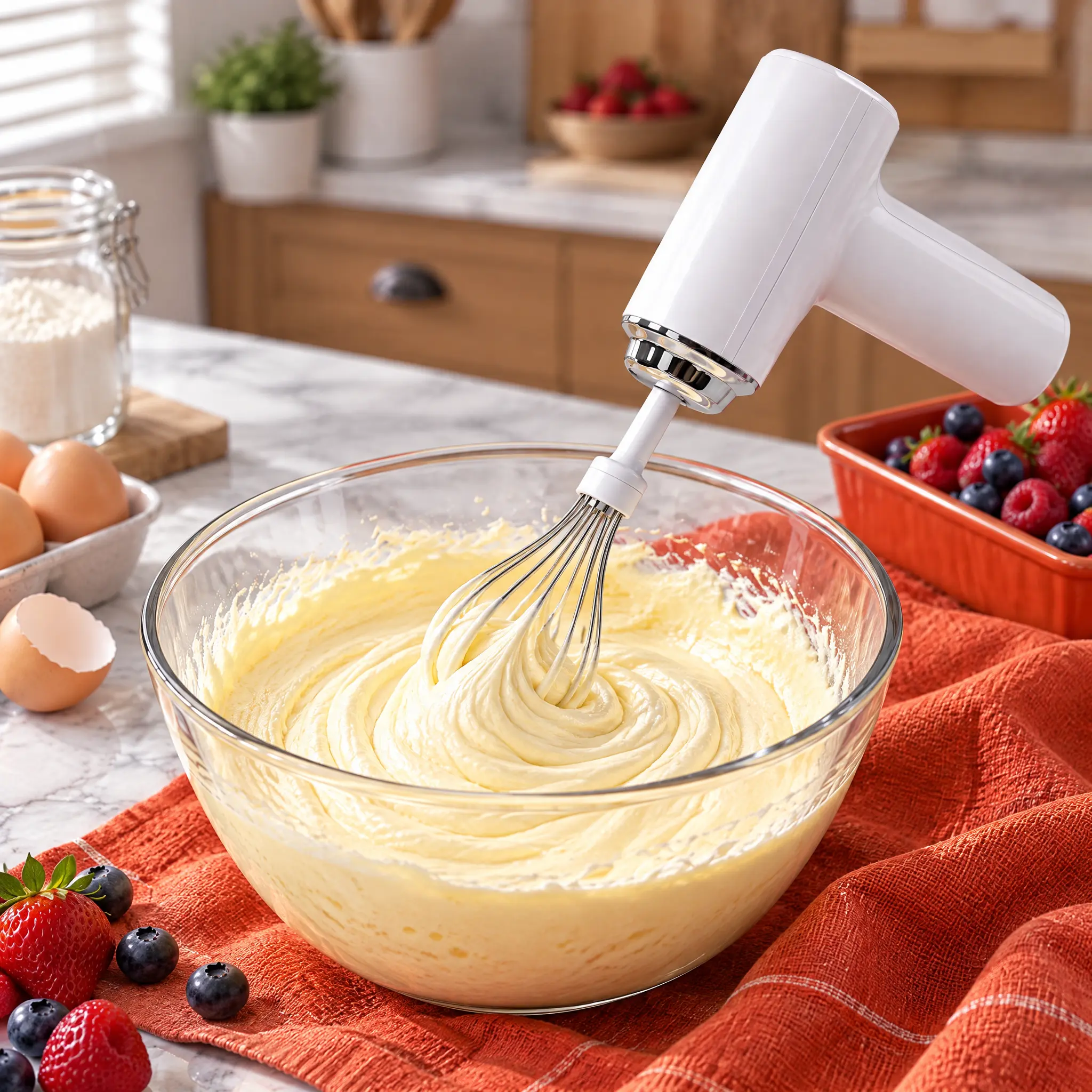 Cordless Electric Hand Mixer - Cordless Hand Mixers for Household Kitchen Baking Use