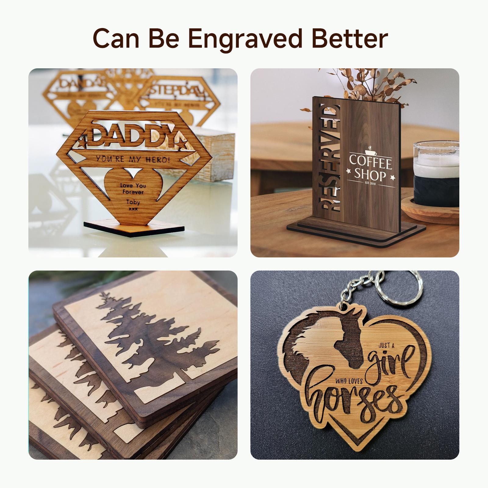 Air Assist for U1 Laser Engraver 7W 12W, Powerful Airflow Low Noise Air Pump with Adjustable Knob, Enhanced Engraving & Cutting Effect for Wood Metal Acrylic