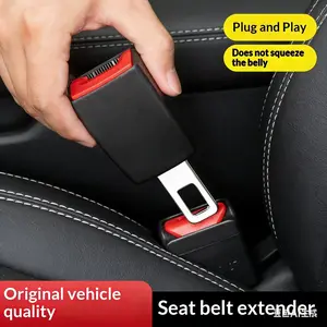 Durable ABS Car Seat Belt Buckle Clip Holder Universal Fit Most Vehicles Anti Rattle Device for Easy Back Seat Access and Organization