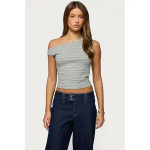 Keryn Striped Off Shoulder Top